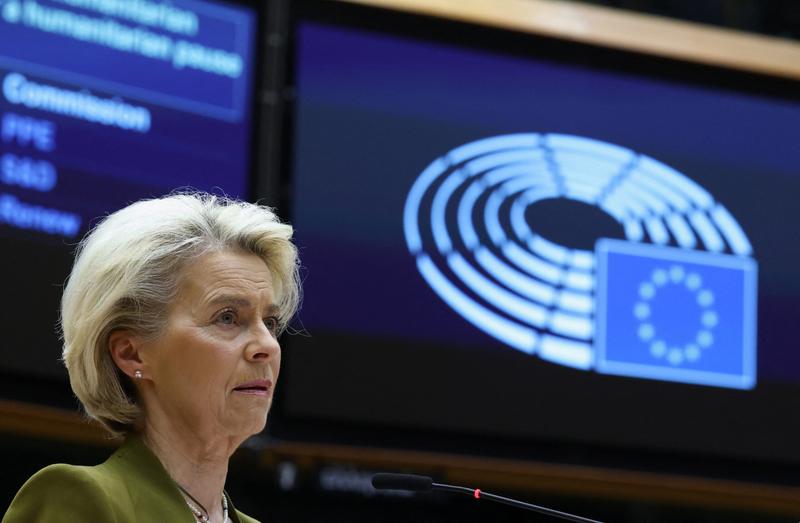 2023 11 08T154822Z 871610131 RC2394AMGW4B RTRMADP 3 EU PARLIAMENT VONDERLEYEN Scaled