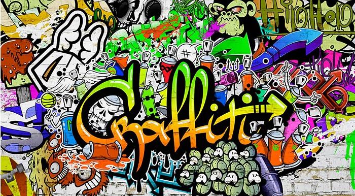 Buntes Graffiti