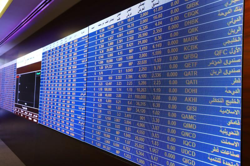 Qatar Stock Market Display
