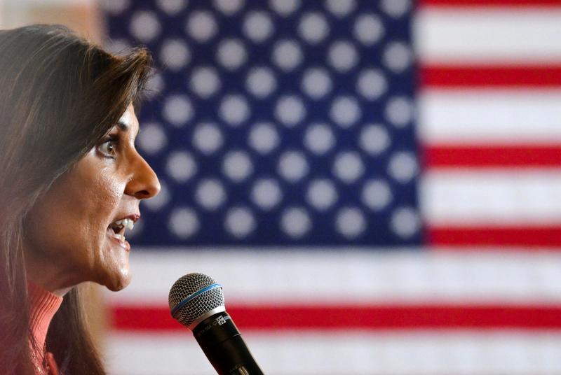 2024 01 17T002501Z 418002598 RC2BJ5AL6WPV RTRMADP 3 USA ELECTION HALEY Scaled