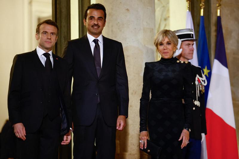 2024 02 27T191733Z 571716771 RC27B6AMMH26 RTRMADP 3 FRANCE QATAR DINNER Scaled