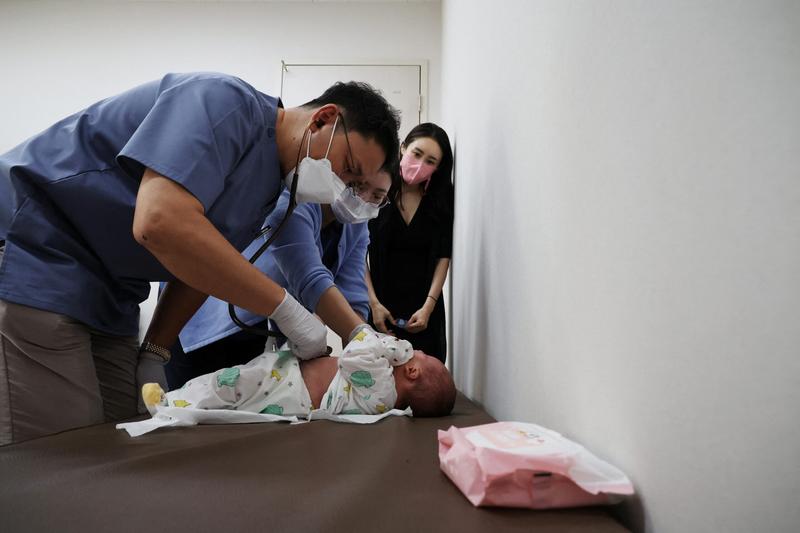 South Korea Birth Rate Scaled